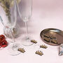 Personalised Five Crown Wine Glass Charms, thumbnail 3 of 7