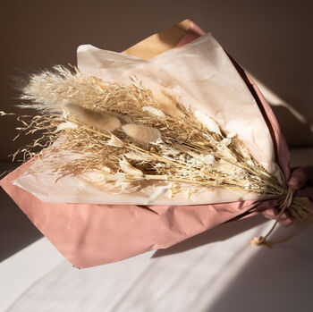 Dried Flower Bouquet And Keyring Gift Set, 6 of 8