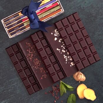 Chocolate Library In A Blue Floral Gift Box, 3 of 12