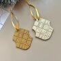 Holiday Decor Wooden Ornament Set Christmas Tree Decor Gold Decor, thumbnail 5 of 9