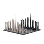 Stainless Steel Skyline Chess Set – Dubai Edition, thumbnail 2 of 6