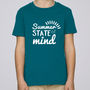 Summer State Of Mind Childrens Slogan T Shirt, thumbnail 4 of 6