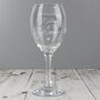 Personalised Mother Of The Groom Wine Glass, thumbnail 3 of 4