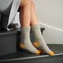 Recycled Silk And Lambswool Blend Cosy Ribbed Socks, thumbnail 1 of 8