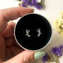 Sterling Silver Butterfly Climber Earrings In A Gift Tin, thumbnail 1 of 9