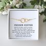 Chosen Sister, Friendship Bracelet Gift, thumbnail 1 of 8
