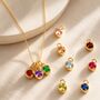 Personalised Gold Family Birthstone Necklace, thumbnail 1 of 8