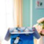 Penguin Style Socks Gift Box – Blue Socks With Gift Tag For Adults, thumbnail 1 of 11