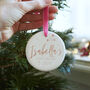 Personalised First Christmas Bauble Decoration, thumbnail 6 of 8