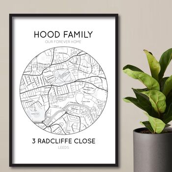 Personalised Our First Home, Housewarming Gift Print, 4 of 5