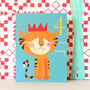 Mini Tiger 4th Birthday Card, thumbnail 1 of 4