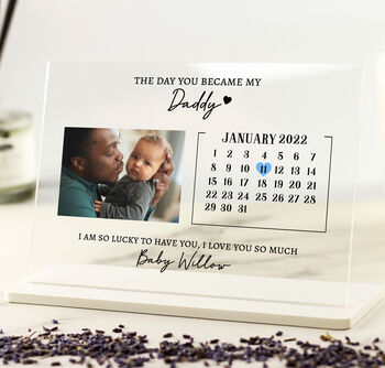 Personalised Baby Photo Calendar Plaque, 6 of 7