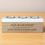 Personalised Classic Triple Tea Light Box Tealight Hold, thumbnail 10 of 12