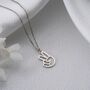 Sterling Silver Peace Sign Necklace, thumbnail 4 of 7