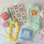 Happy Birthday Letterbox Gift For Teens And Tweens – Smiley Heart Edition In Mint, thumbnail 2 of 8