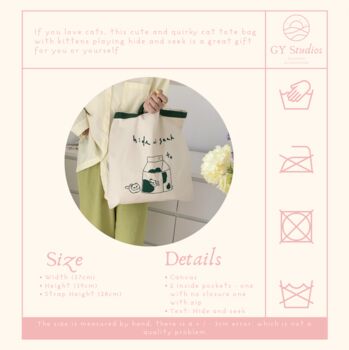 Multi Way To Use Canvas Tote Bag, 6 of 6