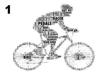 Cyclist Personalised Print, 2 of 4
