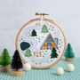 Log Cabin Mini Embroidery Kit, thumbnail 2 of 5
