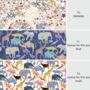 Liberty Of London Initial Children's Backpack Navy, thumbnail 7 of 7