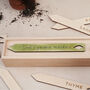 Personalised Box Of Veg And Herb Plant Markers For Him, thumbnail 3 of 7