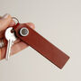 Personalised Classic Leather Key Fob, thumbnail 5 of 12