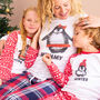 Personalised Penguin Family Christmas Pyjamas, thumbnail 1 of 10