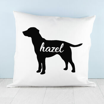 Personalised Dog Silhouette Cushion Cover, 10 of 12