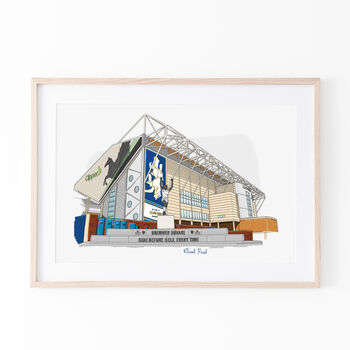 Personalised Leeds Stadium Print, Football Gift, 4 of 10