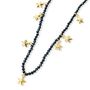 Personalised Gemstone Beaded Necklace And Gold Charms, thumbnail 2 of 6