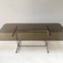Mid Century Pieff Glass Dining Table, Large Width 198cm, thumbnail 5 of 12
