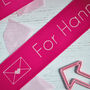 Valentine's 25mm Personalised Printed Ribbon, thumbnail 3 of 9