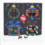 Christmas Favourites Bamboo Socks Gift Set Men's Four Pack, thumbnail 1 of 3