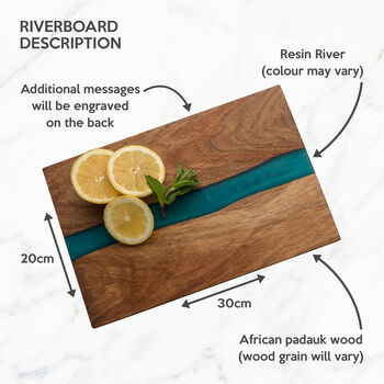 Personalised Wedding Anniversary Resin Board, 5 of 5
