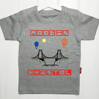Personalised Made In Bristol Babygrow/T Shirt, 3 of 10