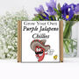 Grow Your Own Chilli Plant. Purple Jalapeno Seeds Kit, thumbnail 2 of 4