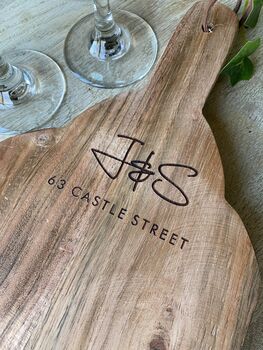 Personalised Acacia Serving Board, 2 of 3