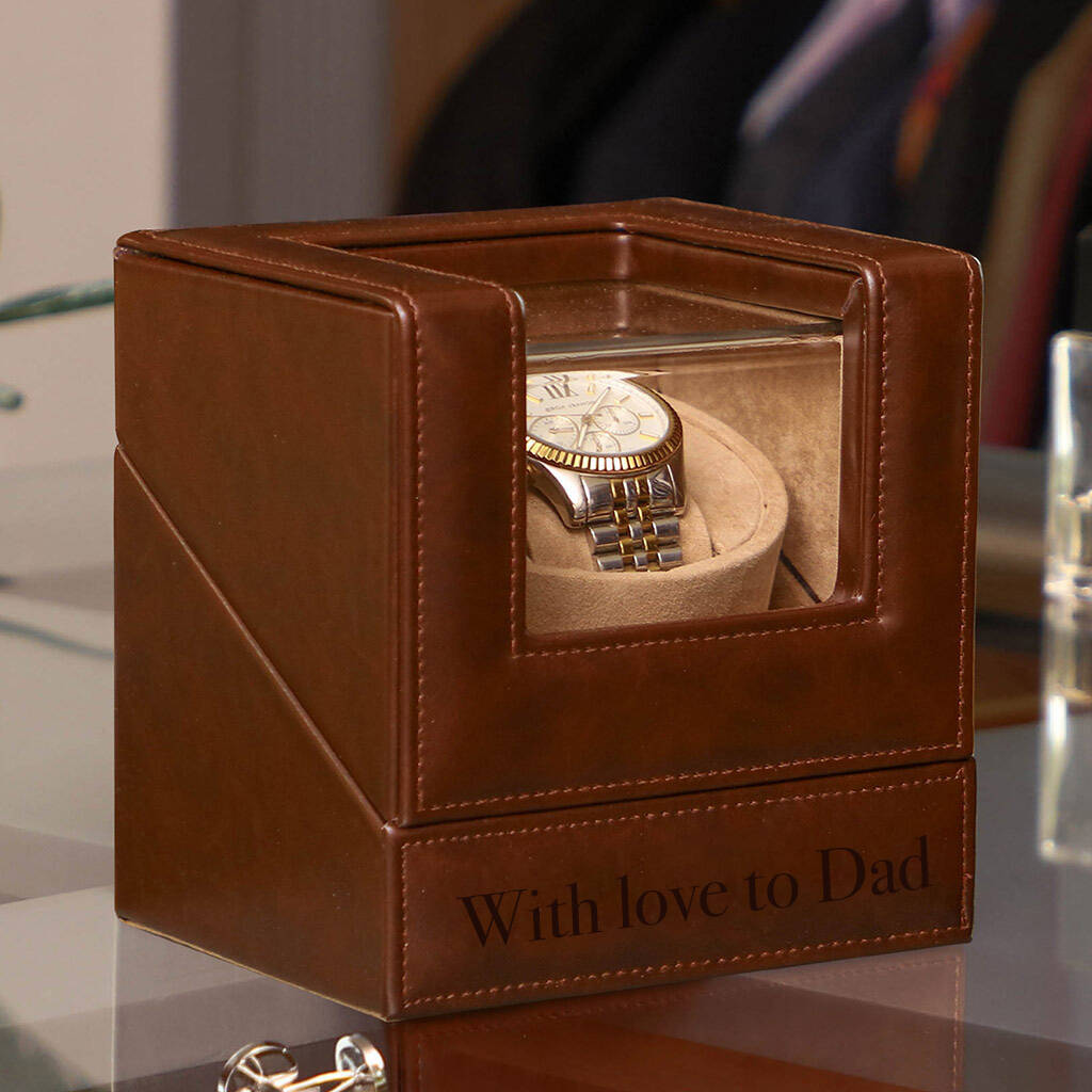 Personalised Large Luxury Watch Display Case, 1 of 4