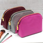 Luxury Leather Cosmetic Or Toiletries Bag, thumbnail 6 of 10