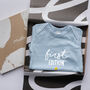 Organic Cotton First Edition Baby Onesie, thumbnail 5 of 6