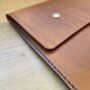 Personalised Tan Leather A5 Travel Documents Wallet, thumbnail 7 of 12