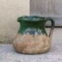 Green Handcrafted Terracotta Jug, thumbnail 3 of 4