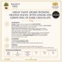 Great Taste Award Winning Dark Chocolate Orange, Lemon And Ginger Gift Box – 220g, thumbnail 7 of 9