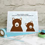'Daddy Bear' Personalised Birthday Card, thumbnail 1 of 3