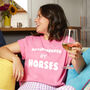 Outnumbered By Horses Womens T Shirt, thumbnail 1 of 7