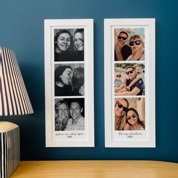 Personalised Photo Booth Strip Framed Print, 6 of 7