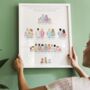 Personalised Family Tree Print With Pets, thumbnail 2 of 12