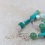 Sterling Silver And Semi Precious Bead Bracelet, thumbnail 3 of 7