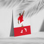 Darren Bent Charlton Football Poster, thumbnail 3 of 3