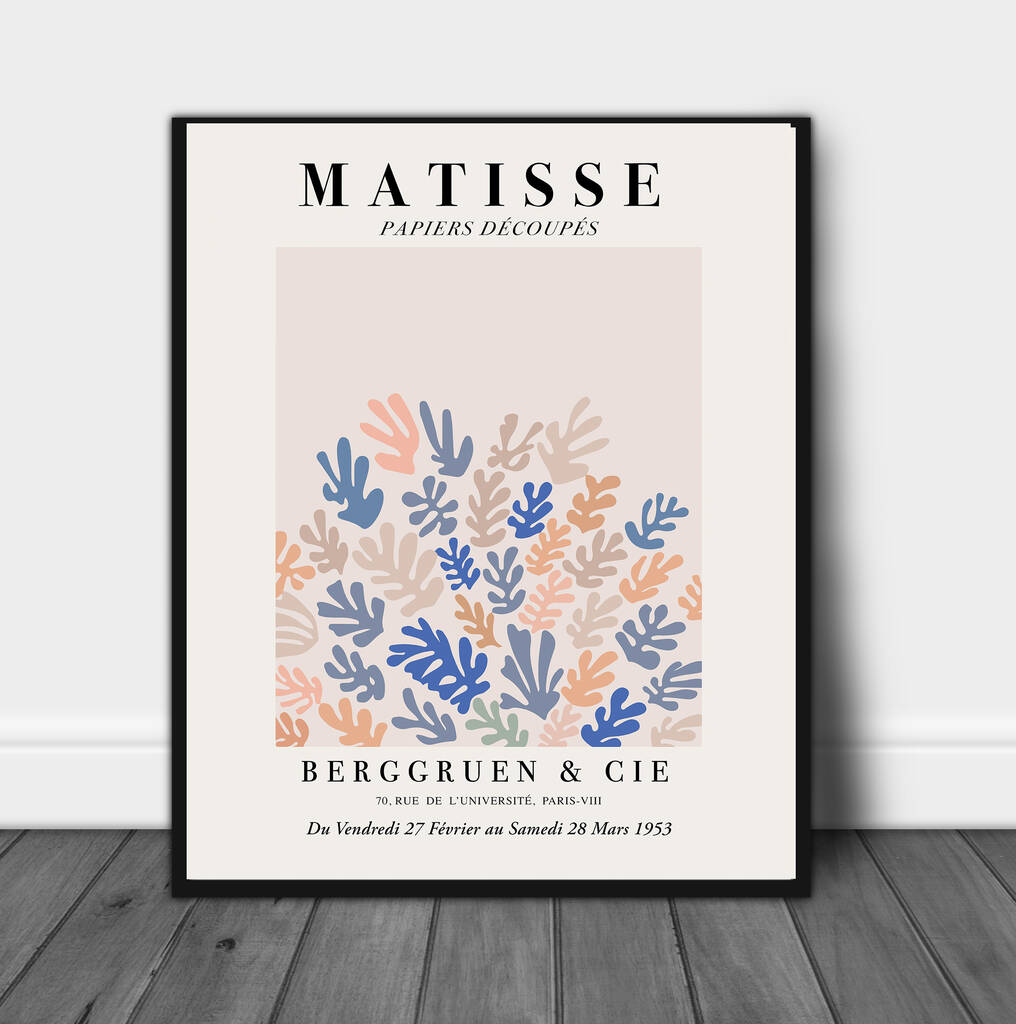 Matisse Pastal Leaf Print, 1 of 3