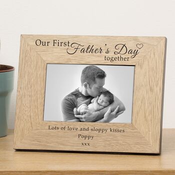 1st Father's Day Personalised Photo Frames, 2 of 3
